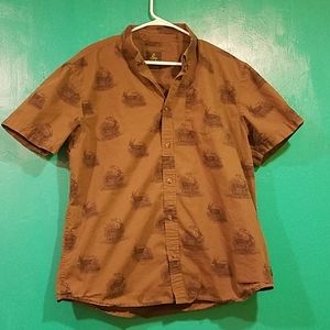 Mens button up casual shirt